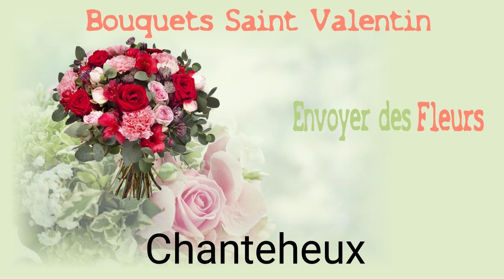 Roses de Saint-Valentin livrées à Chanteheux
